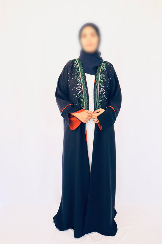 Midnight Crest Abaya