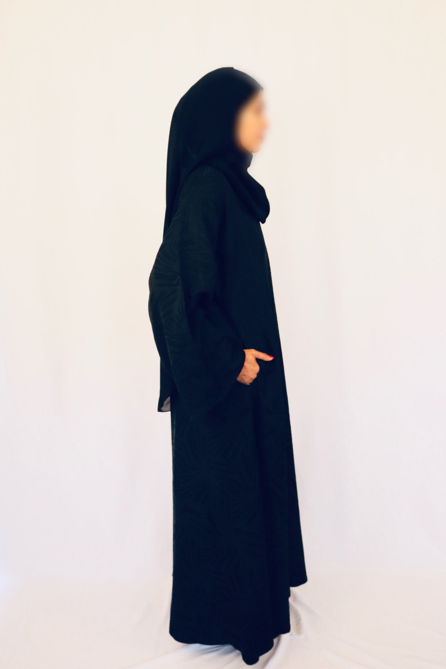 Black Thread Abaya