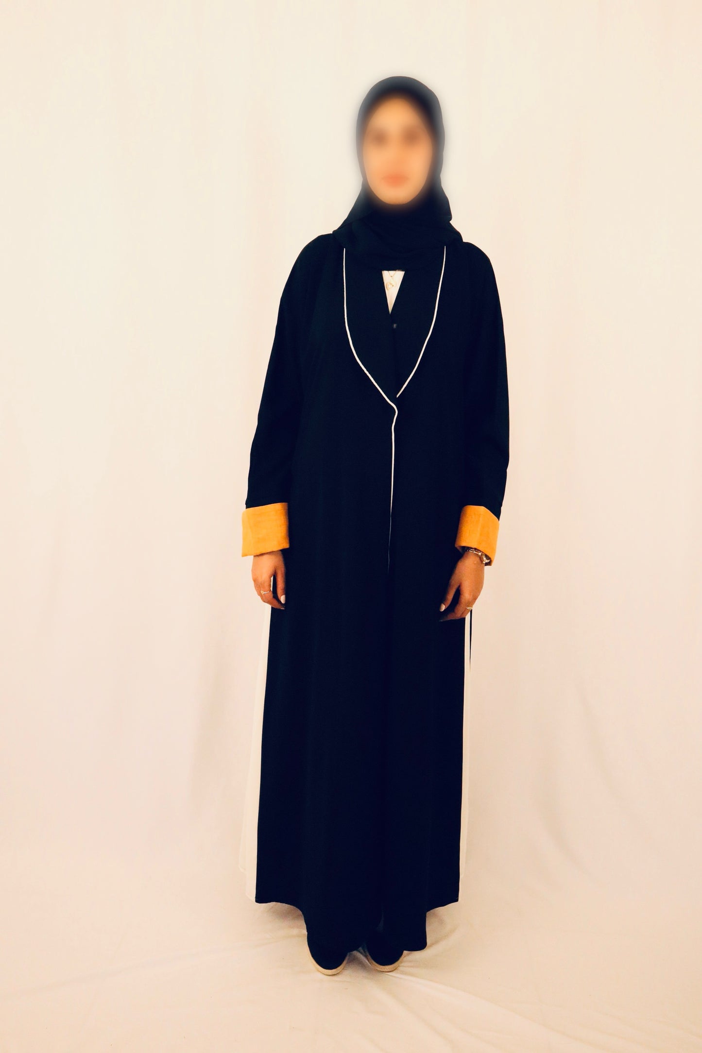 Tangerine Edge Abaya
