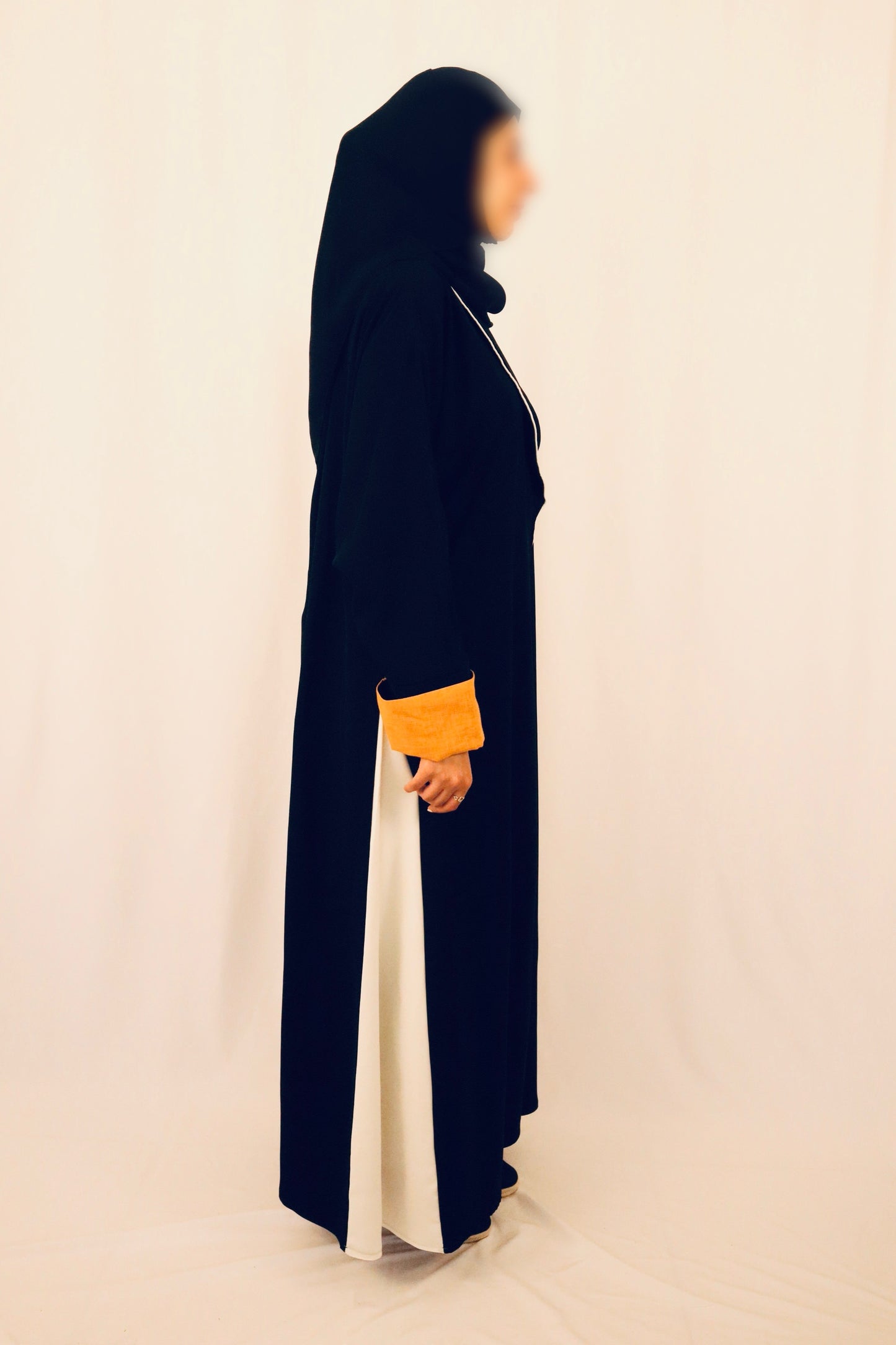 Tangerine Edge Abaya