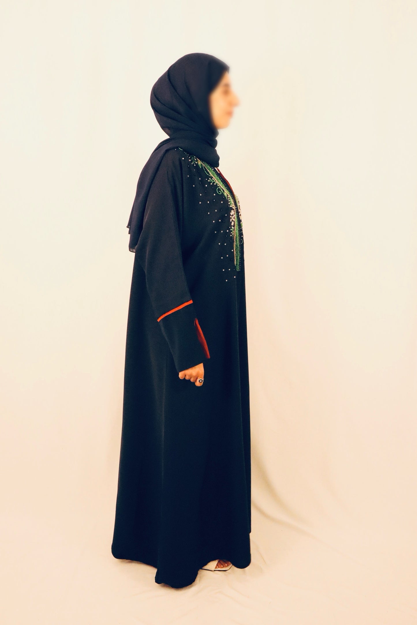 Midnight Crest Abaya