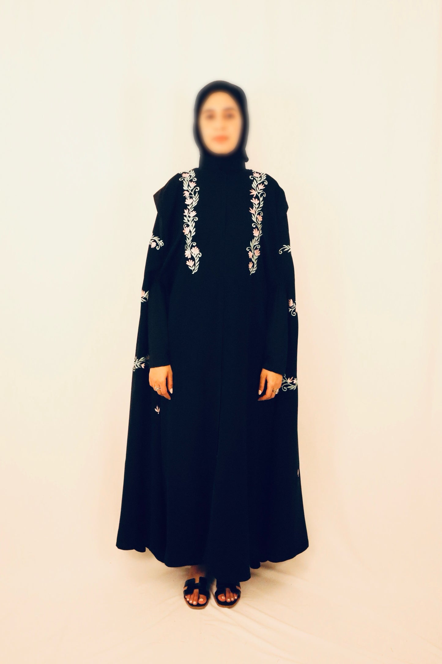 Pink Petal Abaya