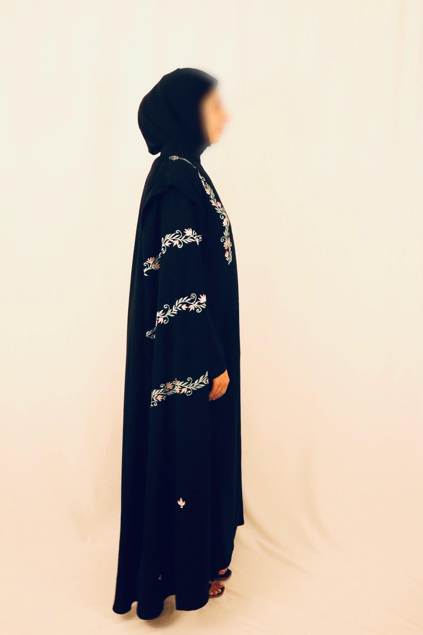 Pink Petal Abaya