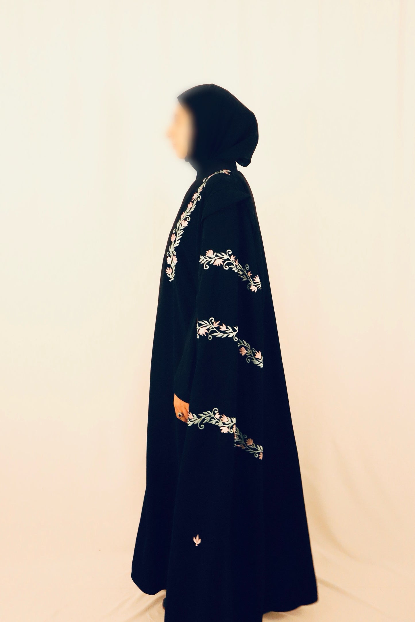 Pink Petal Abaya
