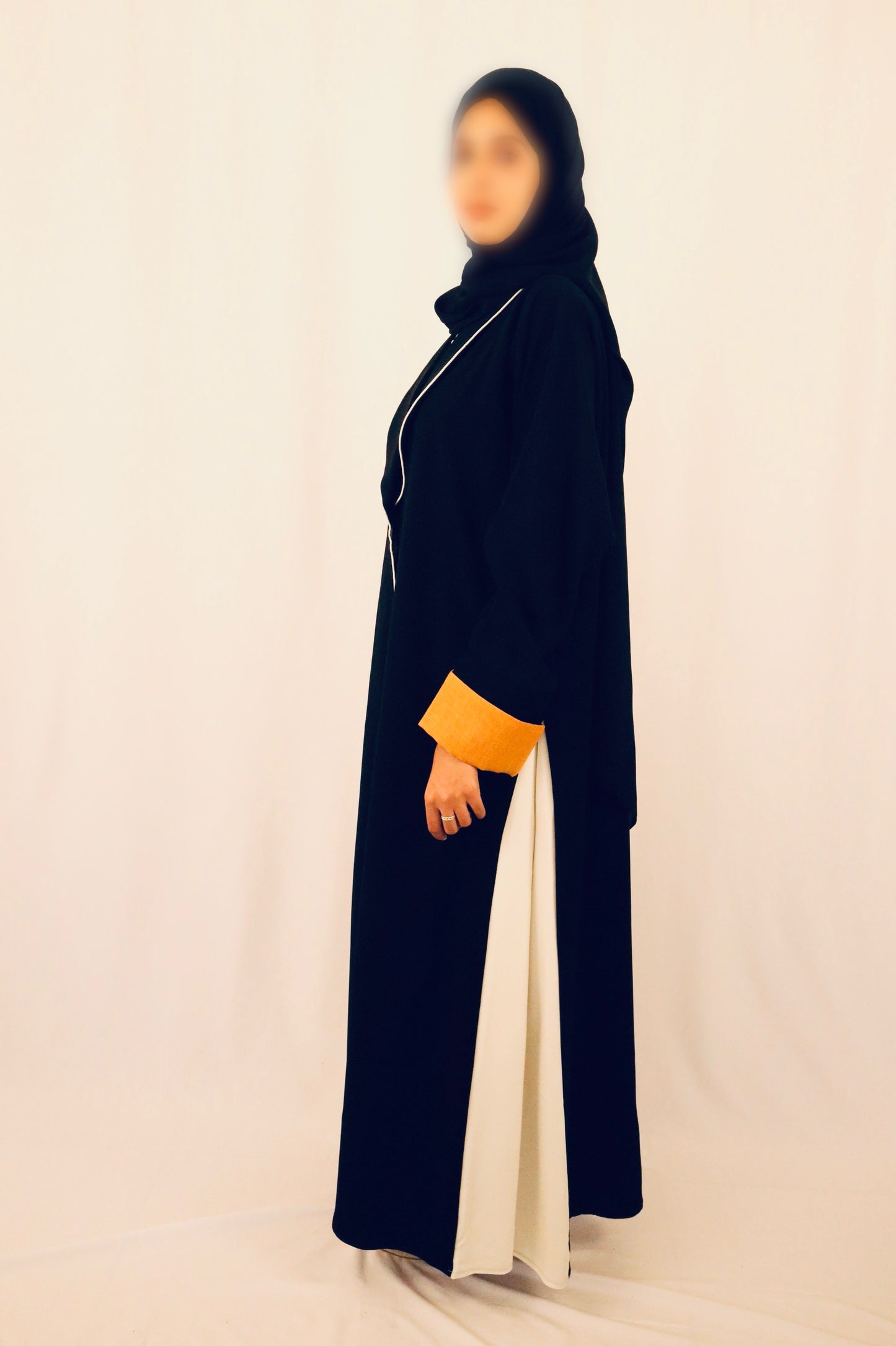 Tangerine Edge Abaya